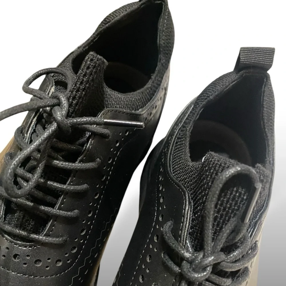 Bruno Marc Maxflex Wingtip Brogue Oxford Casual Shoes Mens 8.5 Business Casual